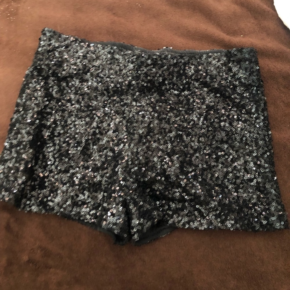 Sequin shorts